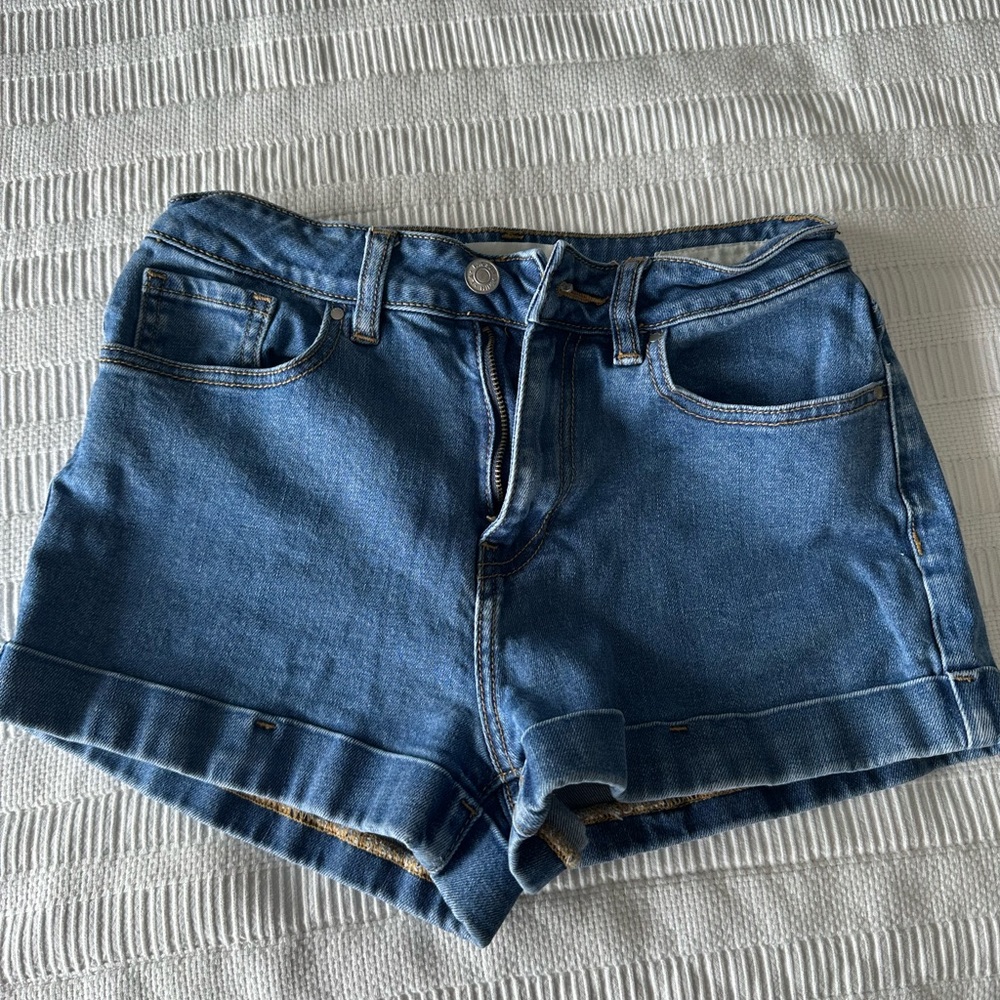 Pacsun Blue Denim Women's Mom Shorts